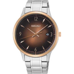 View product details for the Seiko Mens Brown Bracelet Watch SGEH90P1
