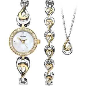 Sekonda Ladies Two-Tone Jewellery & Watch Set 2512G