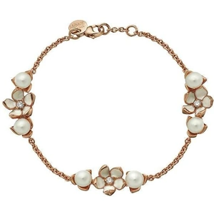 Shaun Leane Cherry Blossom 18ct Rose Gold Plated Sterling Silver Three Flower Bracelet - Default Title / Rose Gold