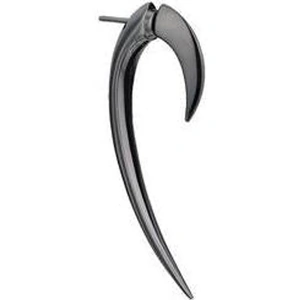 Shaun Leane Hook Single Sterling Silver Black Rhodium Size 1 Earring - Default Title / Silver