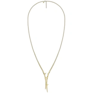 Shaun Leane Rose Thorn 18ct Yellow Gold Plated Sterling Silver Drop Lariat Necklace - Gold