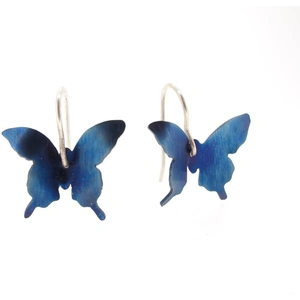Sian Bostwick Jewellery Sterling Silver Butterfly Drop Earrings