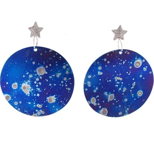 Sian Bostwick Jewellery Titanium Stella Nova Large Galaxy Earrings