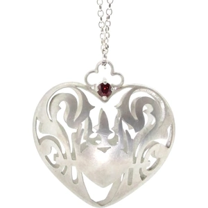 Sian Bostwick Jewellery Sterling Silver Wonderland Royal Creast Necklace