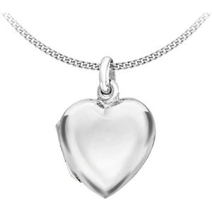 Silver Classic Sterling Silver Heart Locket Pendant 8.65.1443
