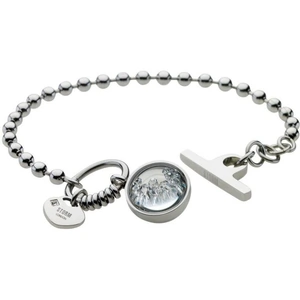 STORM Jewellery Ladies STORM PVD Silver Plated Crysta Ball Bracelet