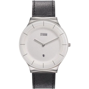 Mens Storm Storm XENU LEATHER WHITE BLACK Watch