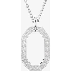 Swarovski Dextera Silver Octagon Pendant Necklace 5642388
