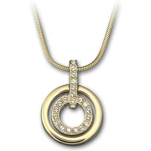 Swarovski Jewellery Ladies Swarovski PVD Gold plated Circle Necklace