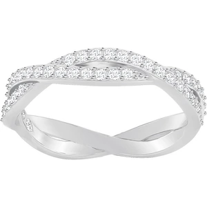 Swarovski Jewellery Ladies Swarovski Silver Plated Infinity Ring Size 58