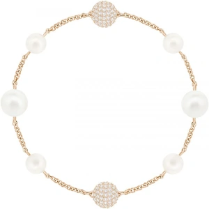 View product details for the Ladies Swarovski Rose Gold Plated Remix Pearl Bracelet