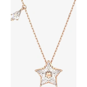 Swarovski Ladies Stella Rose Gold Plated Star Necklace 5645463
