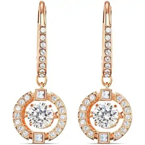 Swarovski Sparkling Dance Crystal Rose Gold Plated Earrings