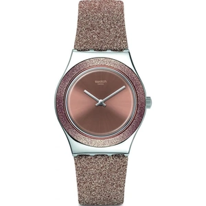 Ladies Swatch Rose Sparkle Irony Medium Watch