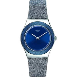 Ladies Swatch Blue Sparkle Irony Medium Watch