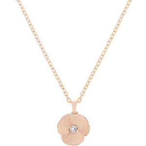 Ted Baker Jewellery Ladies Ted Baker Rose Gold Plated Primroz Pressed Flower Necklace