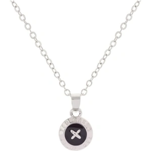 Ted Baker Jewellery Ladies Ted Baker Silver Plated Elvina Enamel Mini Button Pendant Necklace