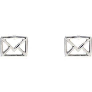 Ted Baker Jewellery Ladies Ted Baker Silver Plated Iciaa Love Letter Stud Earring