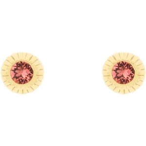 Ted Baker Jewellery Ladies Ted Baker Gold Plated Aubree Plisse Crystal Ball Stud Earring