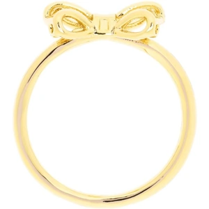 Ted Baker Jewellery Ladies Ted Baker Gold Plated Ginniee Tiny Geometric Bow Ring ML