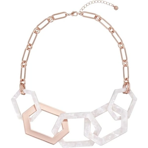 Ted Baker Jewellery Ladies Ted Baker Plated Base Metal Geo Chain Geola: Geo Chain Necklace