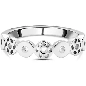 The Jewellery Channel RACHEL GALLEY Allegro Collection - Rhodium Overlay Sterling Silver Ring