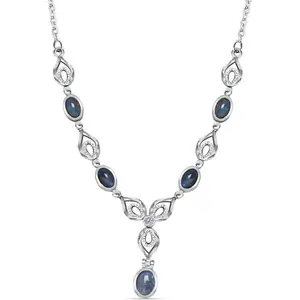 The Jewellery Channel Boulder Opal and Natural Zircon Necklace (Size - 20) with Magnetic Clasp in 2.15 Ct