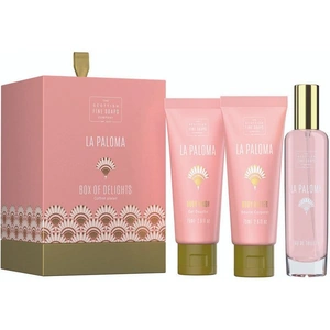 The Jewellery Channel Scottish Fine Soaps - La Paloma Gift Sets Box of Delights 1x50ml EDT Spray, 2x75ml Tubes