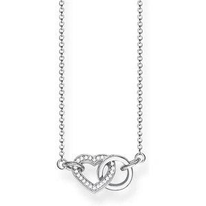 THOMAS SABO Jewellery Ladies THOMAS SABO Sterling Silver Glam & Soul Together Heart Necklace