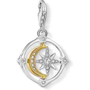 THOMAS SABO Jewellery THOMAS SABO Compass Moon & Star Charm
