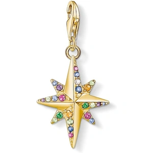 THOMAS SABO Jewellery THOMAS SABO Gold Colourful Star Compass Charm