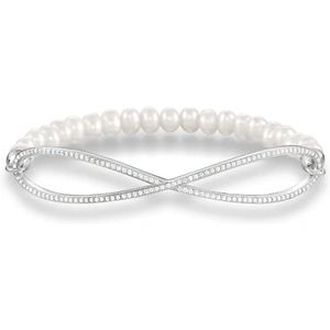THOMAS SABO Jewellery Ladies THOMAS SABO Sterling Silver Love Bridge Infinity Pearl Bracelet