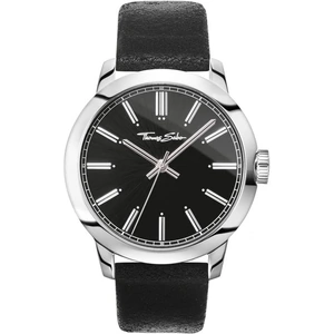 View product details for the THOMAS SABO Mens Rebel Black Watch WA0312-203-203-46MM