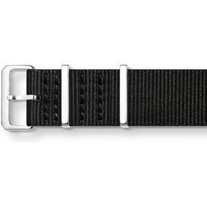 View product details for the THOMAS SABO Code Nato Black Watch Strap ZWA0308-276-11-20MM