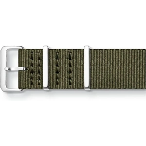 View product details for the THOMAS SABO Code Nato Khaki Watch Strap ZWA0311-276-6-20MM