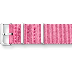 View product details for the THOMAS SABO Code Nato Pink Watch Strap ZWA0313-276-9-20MM