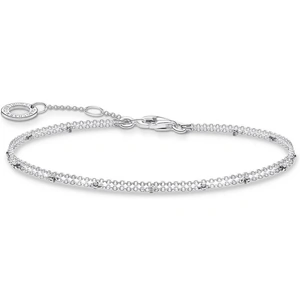 THOMAS SABO Silver Double Strand Bracelet A1997-001-21-L19V