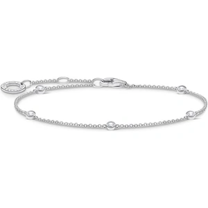 THOMAS SABO Silver Cubic Zirconia Chain Bracelet A1999-051-14-L19V