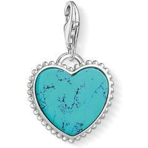 Thomas Sabo Charm Club Sterling Silver Turquoise Heart Charm D