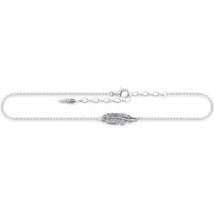 Thomas Sabo Glam & Soul Sterling Silver Feather Anklet