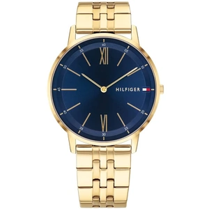 Tommy Hilfiger Cooper Gold Plated Blue Dial Bracelet Watch 1791513