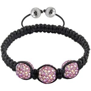 Tresor Paris Bracelets Blush Pink Crystal Steel S