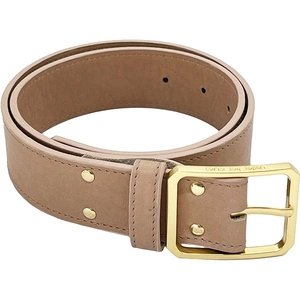 Under Her Eyes Nude Sustainable Leather Griselda Jean Belt - Small