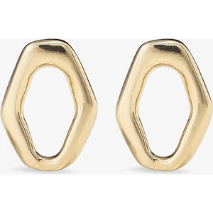 UNOde50 Imperious Gold-Tone Rhomboid Stud Earrings PEN0839ORO0000U