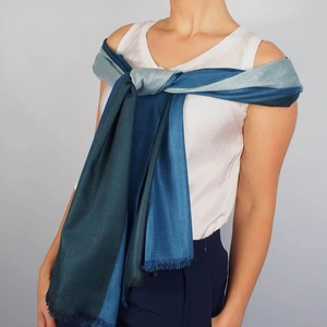Vivessi Silk and Wool Sea Ice Scarf