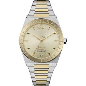 Ladies Vivienne Westwood Charterhouse Quartz Watch with Champagne Dial & Stainless Steel Two Tone Bracelet