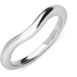18ct White Gold 3mm Wishbone Wedding Ring
