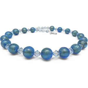 Zeacol Murano Glass Bead Ocean Beauty Necklace